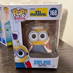 Funko Pop Minions King Bob 168, New in Box!